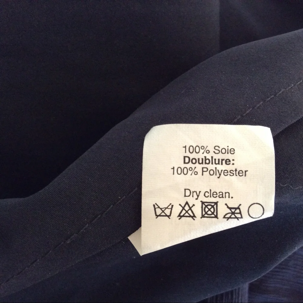 J. CREW BLACK SILK CHIFFON COCKTAIL DRESS SIZE 4